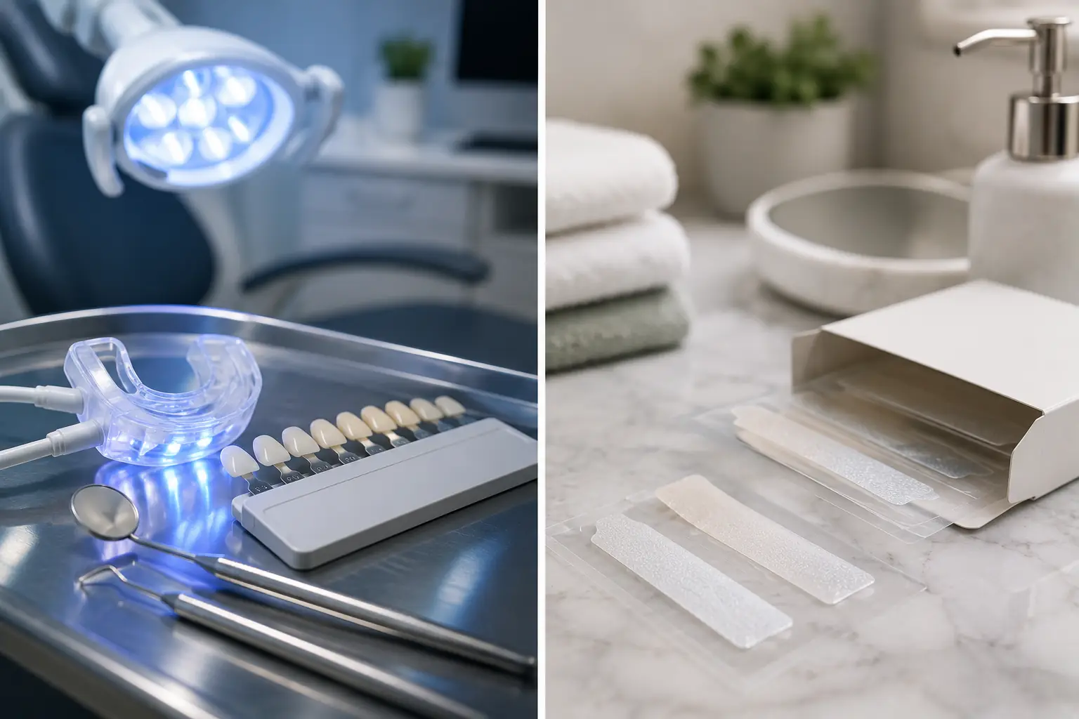 Professional Teeth Whitening vs. Drugstore Strips: What’s Actually Different